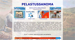 Desktop Screenshot of pelastussanoma.fi