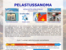 Tablet Screenshot of pelastussanoma.fi